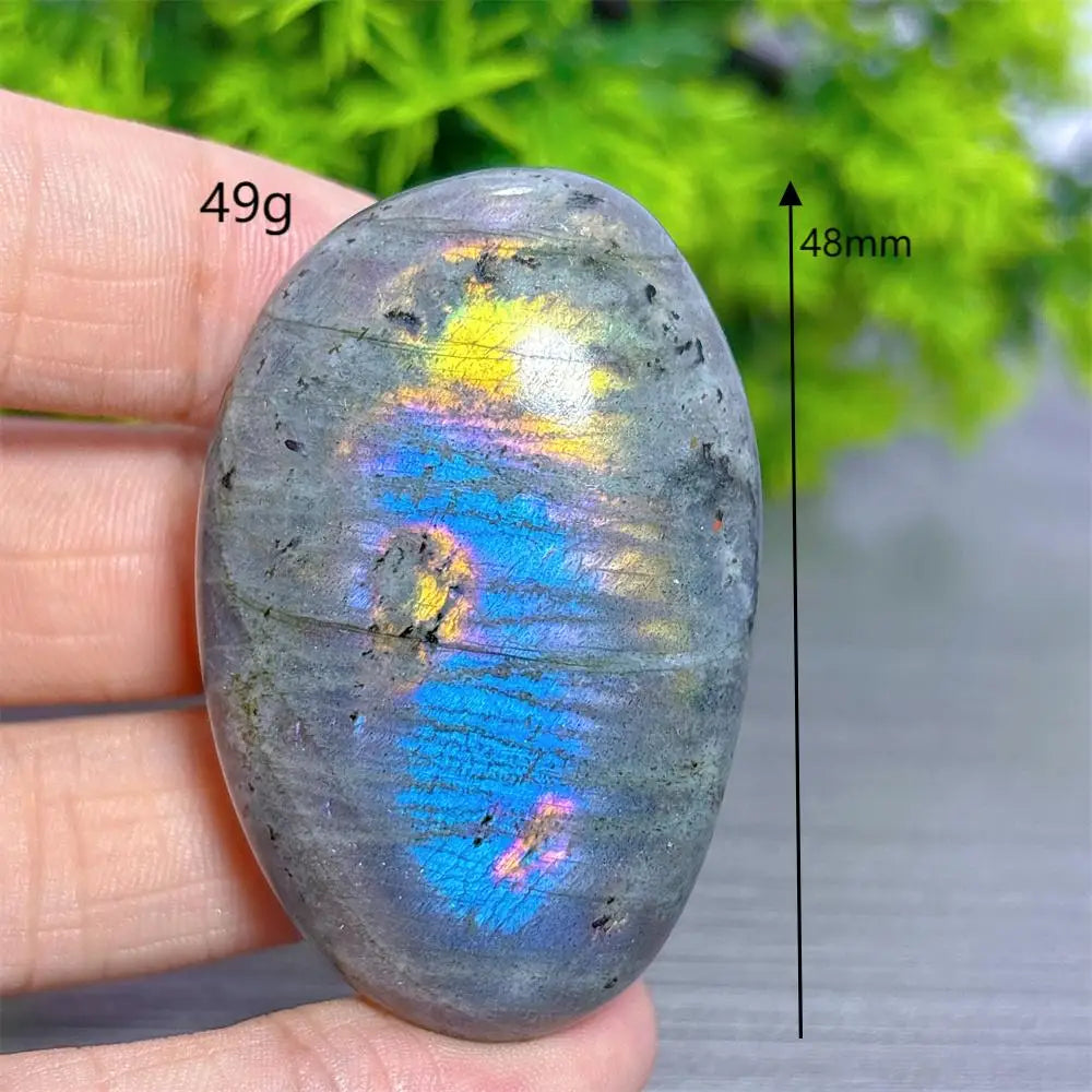 Purple Labradorite Palm Stone-ToShay.org