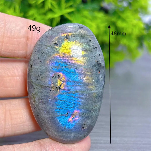 Purple Labradorite Palm Stone-ToShay.org