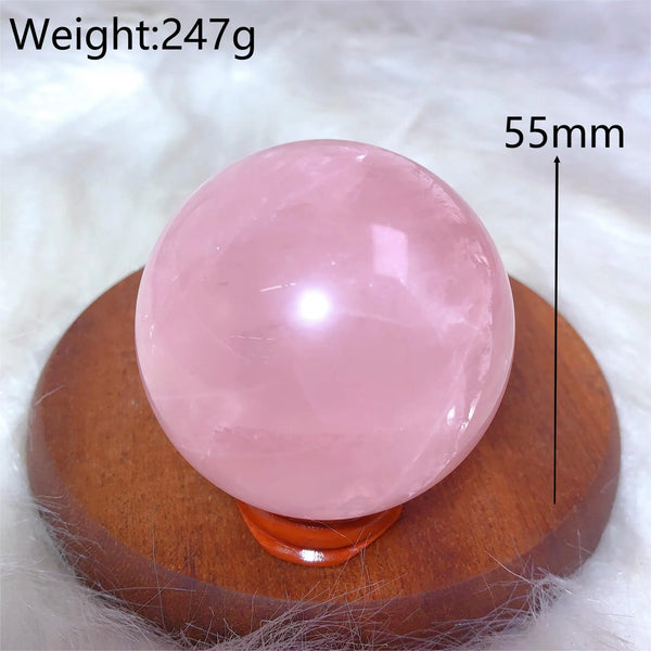Pink Rose Quartz Ball-ToShay.org