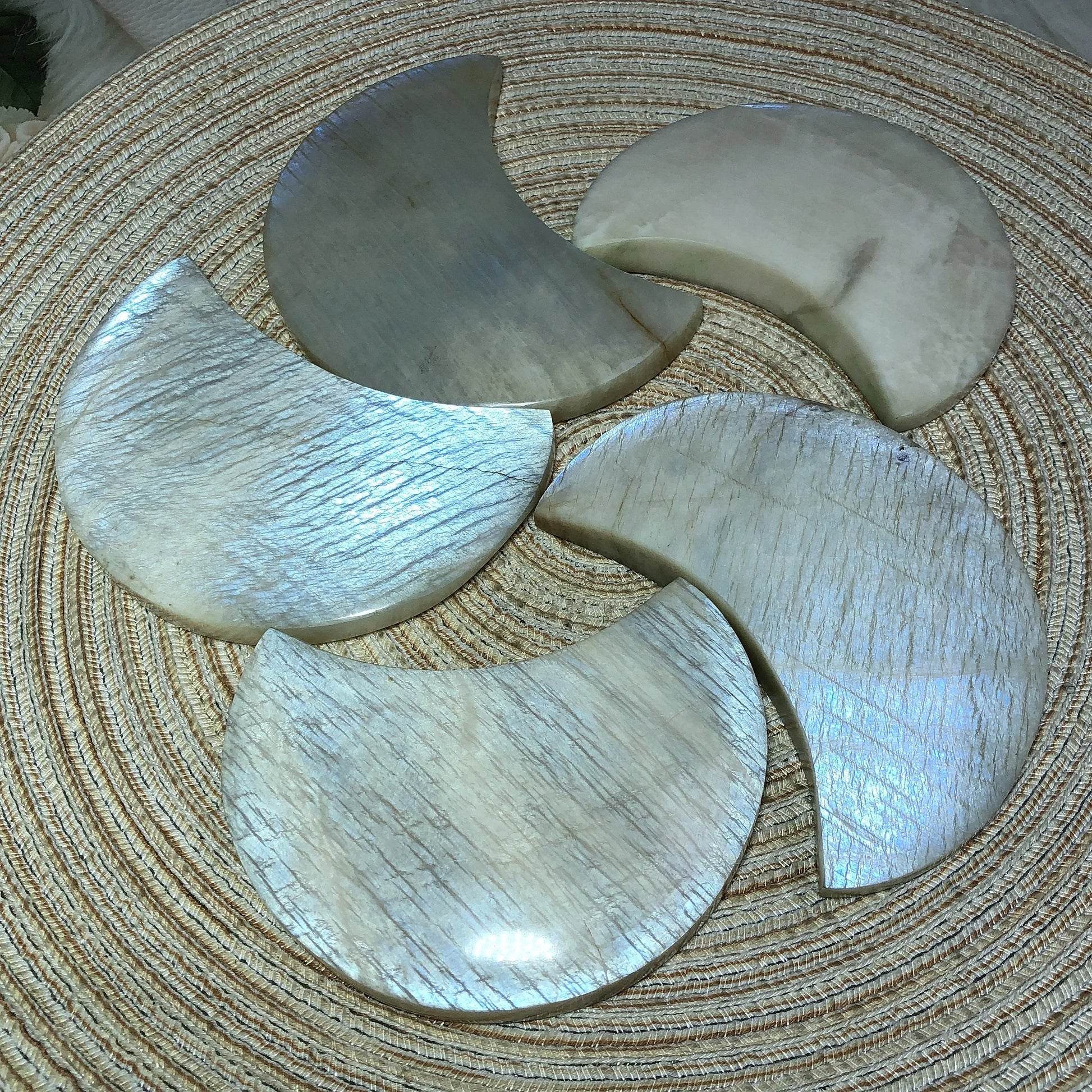 Blue Flash Moonstone Moon-ToShay.org