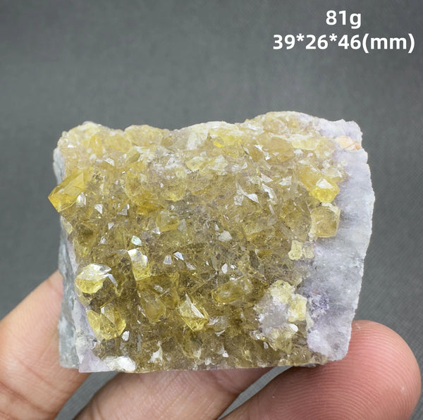 Yellow Barite Quartz Crystals-ToShay.org