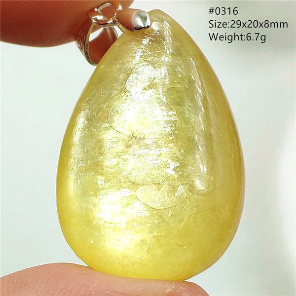 Gold Lepidolite Pendant-ToShay.org