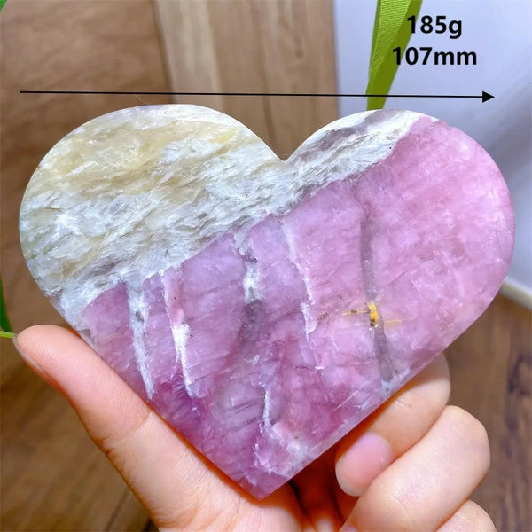 Pink Unicorn Tourmaline Heart-ToShay.org