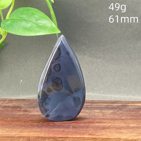 Black Silk Striped Agate Torch-ToShay.org