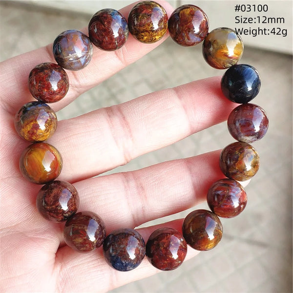 Blue Red Pietersite Bracelet-ToShay.org