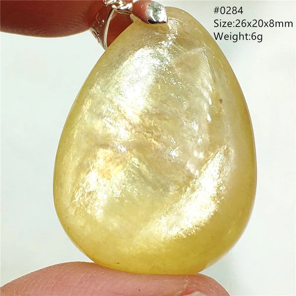 Gold Lepidolite Pendant-ToShay.org