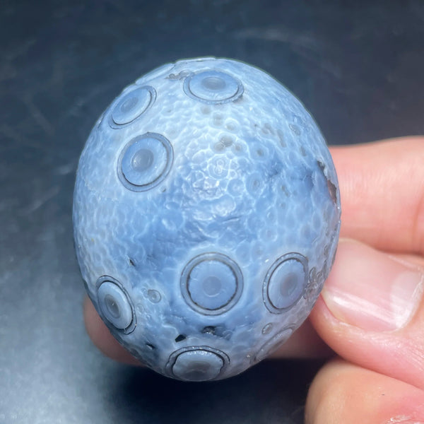 Blue Agate Eye Stone-ToShay.org