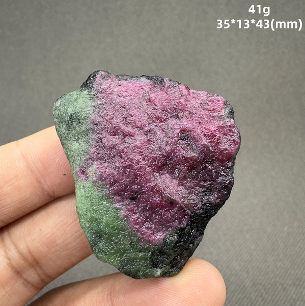 Red Green Ruby Epidote-ToShay.org