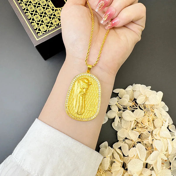 Gold Guan Gong Pendant-ToShay.org