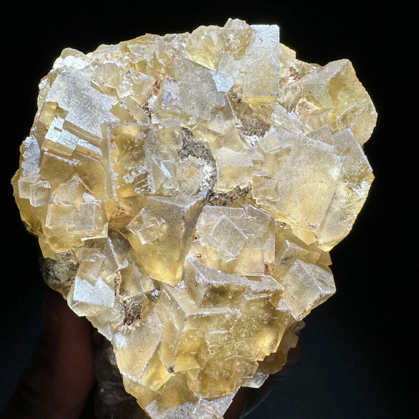 Yellow Fluorite Crystal Mineral-ToShay.org