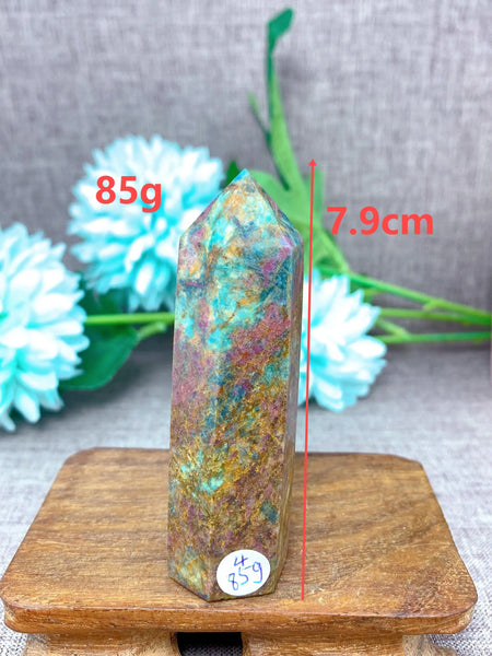 Pink Ruby Fuchsite Crystal Point-ToShay.org