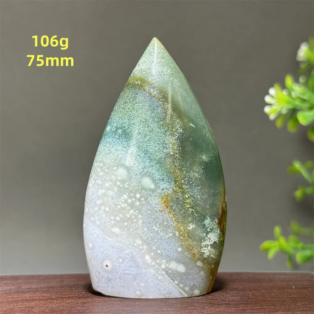 Green Marine Jasper Flame-ToShay.org