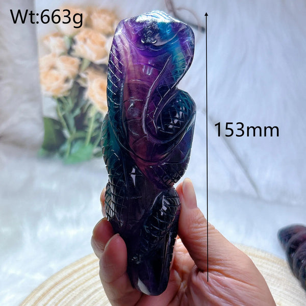 Rainbow Fluorite Snake-ToShay.org