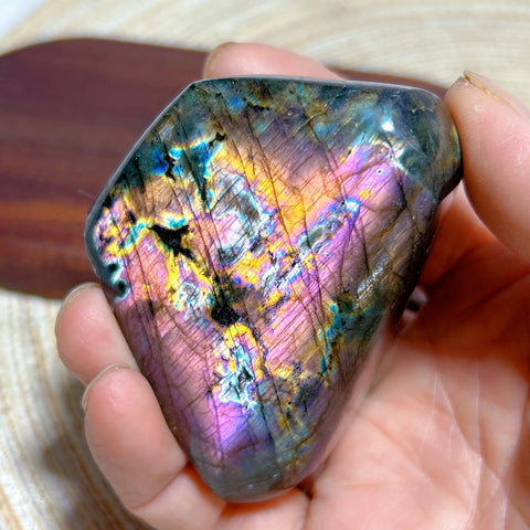 Purple Labradorite Flash Stone-ToShay.org