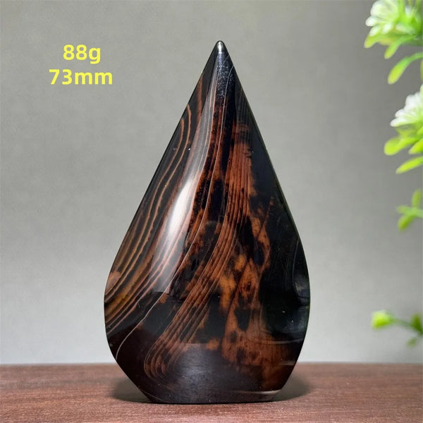 Black Striped Agate Torch-ToShay.org