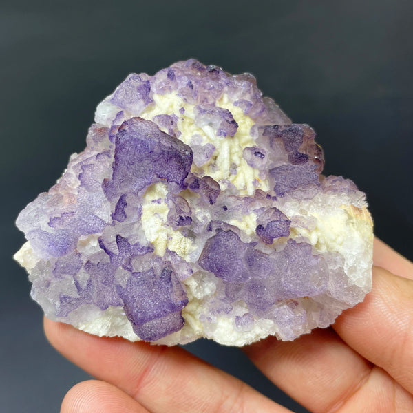 Purple Fluorite Crystal-ToShay.org