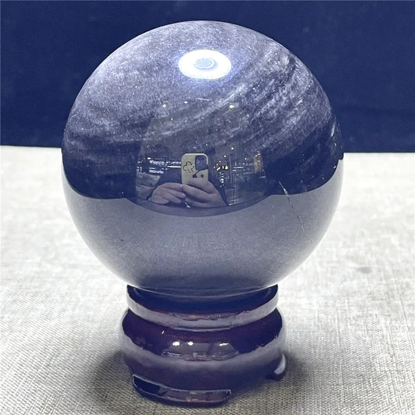Grey Eyes Obsidian Ball-ToShay.org