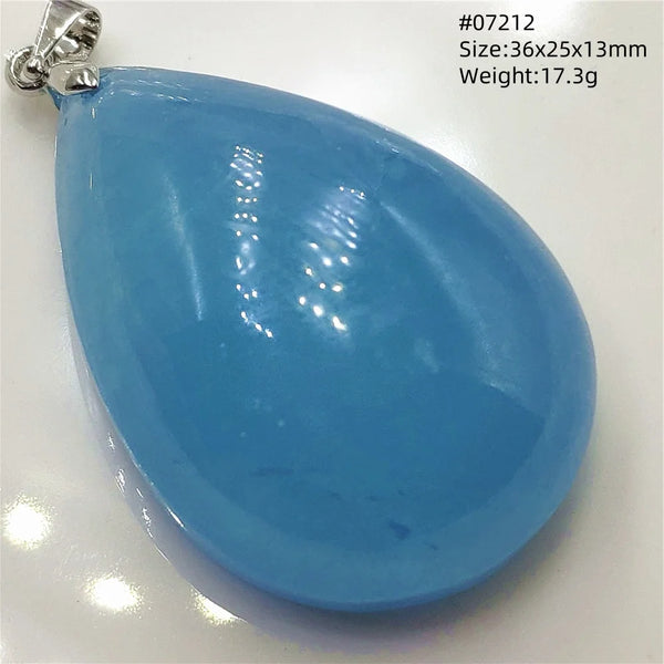 Blue Aquamarine Pendant-ToShay.org