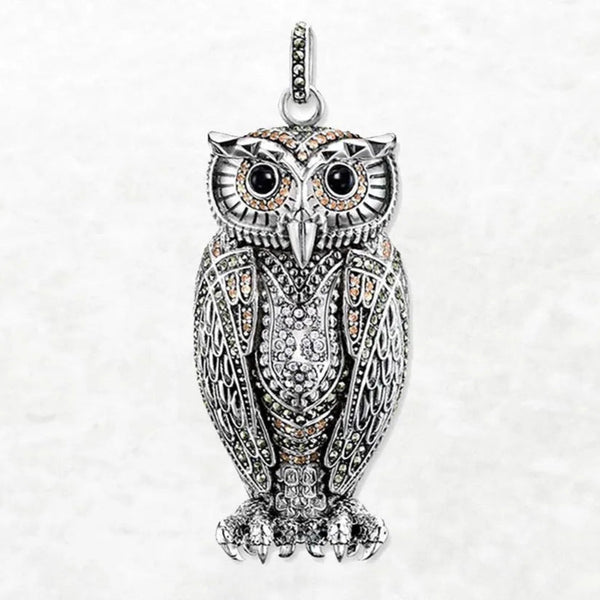Silver Owl Pendant-ToShay.org