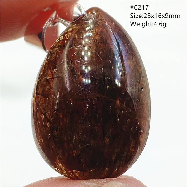 Gold Rutilated Quartz Pendant-ToShay.org