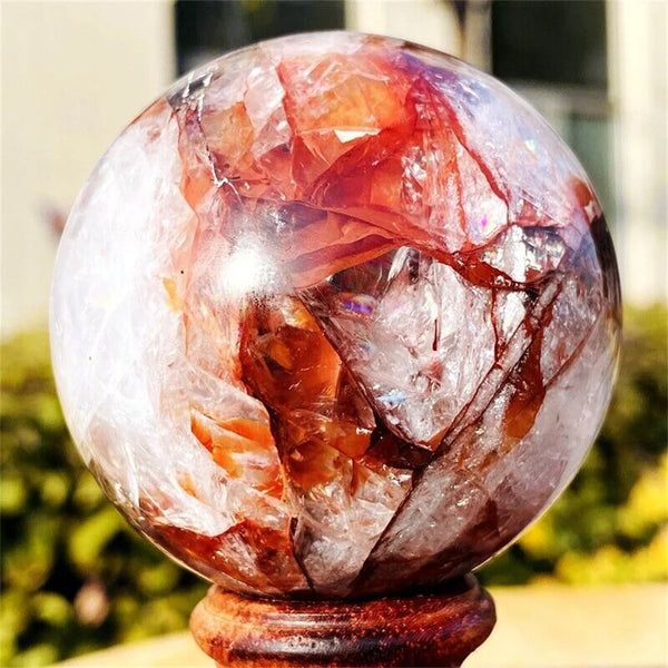 Red Glue Flower Ball-ToShay.org