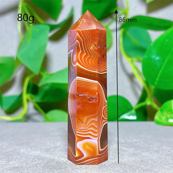 Orange Carnelian Crystal Tower-ToShay.org