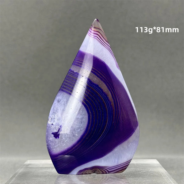 Purple Agate Torch-ToShay.org