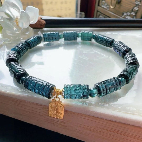 Blue Tourmaline Bracelet-ToShay.org