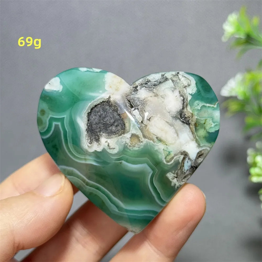 Green Cherry Blossom Agate-ToShay.org