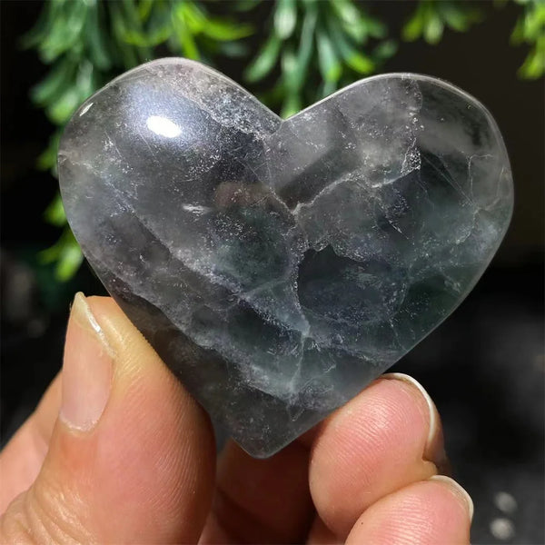 Blue Fluorite Heart-ToShay.org
