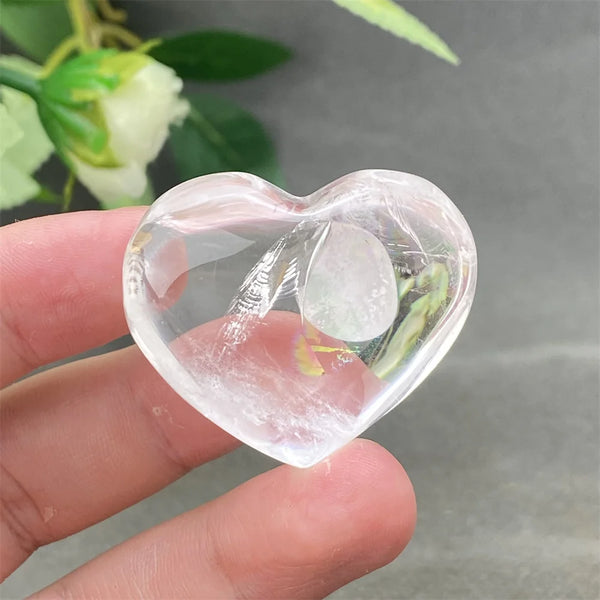 Clear Crystal Heart-ToShay.org