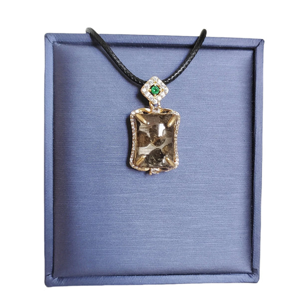 Olive Meteorite Pendant-ToShay.org