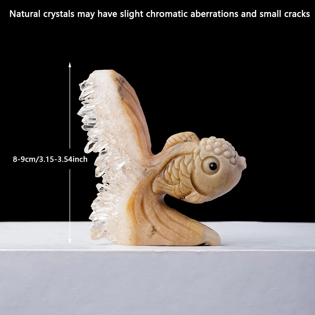 Clear Quartz Cluster Goldfish-ToShay.org