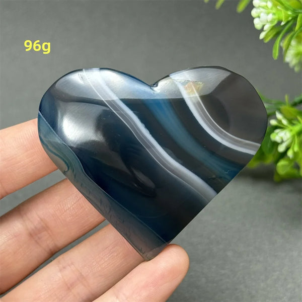 Blue Agate Heart-ToShay.org