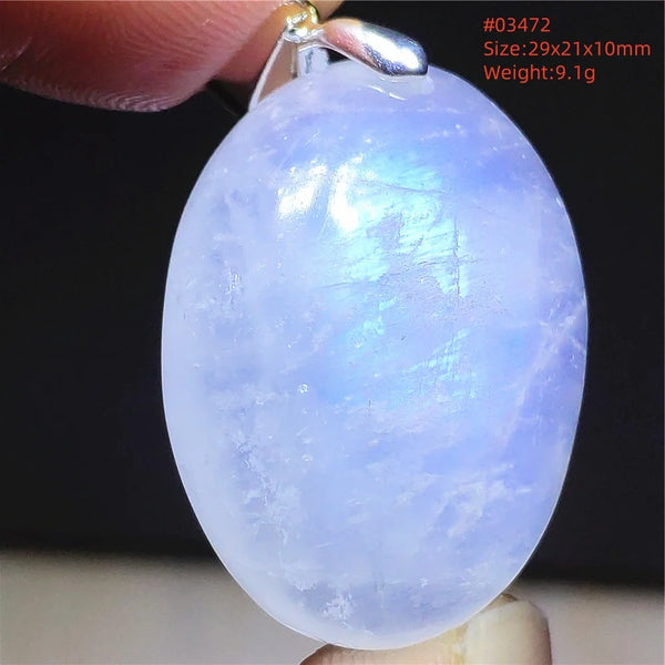 Blue Light Moonstone Pendant-ToShay.org