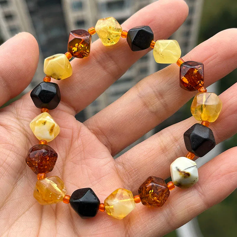Yellow Amber Bracelet-ToShay.org