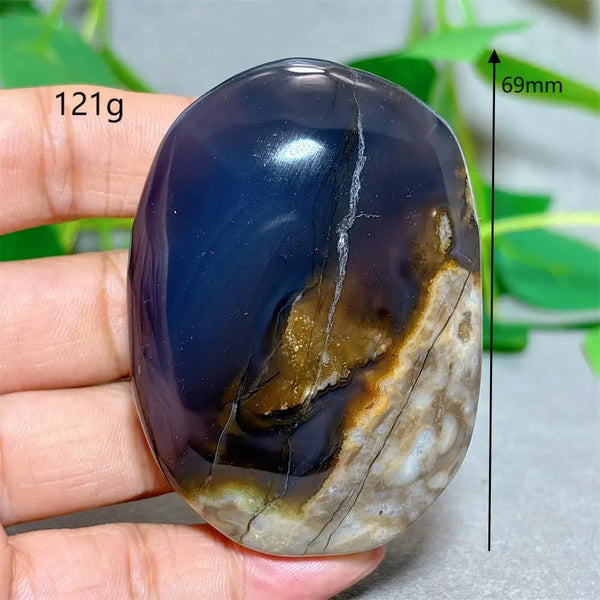 Fire Agate Palm Stone-ToShay.org