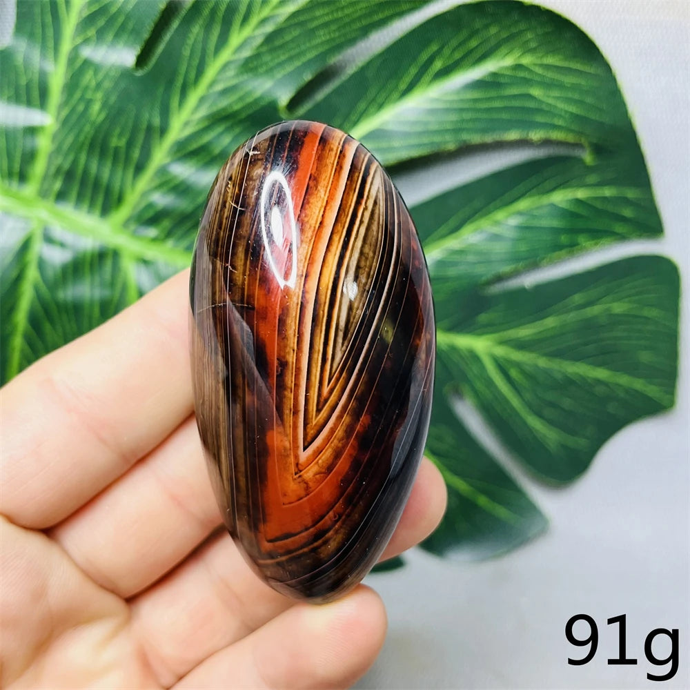 Red Agate Palm Stones-ToShay.org