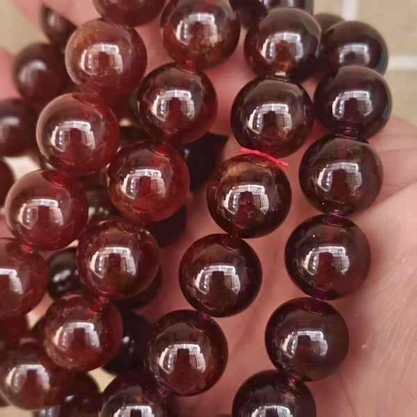 Red Orange Garnet Bracelet-ToShay.org