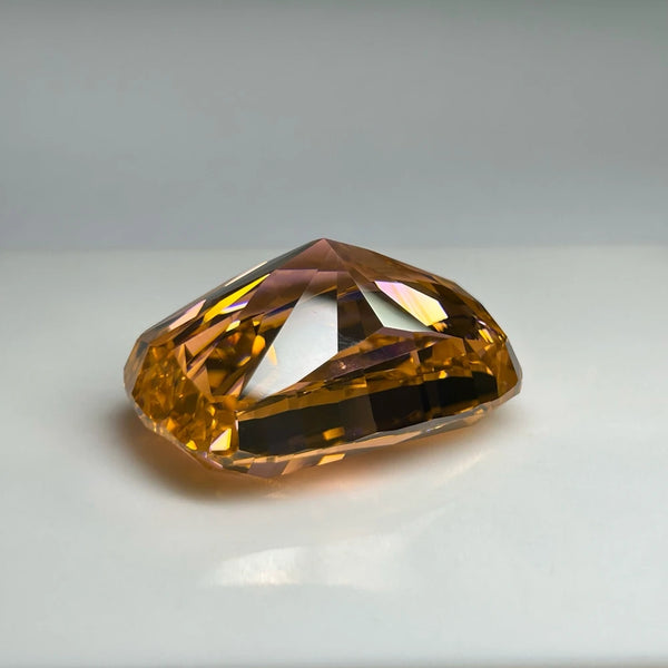 Yellow Crushed Ice Cubic Zirconia-ToShay.org