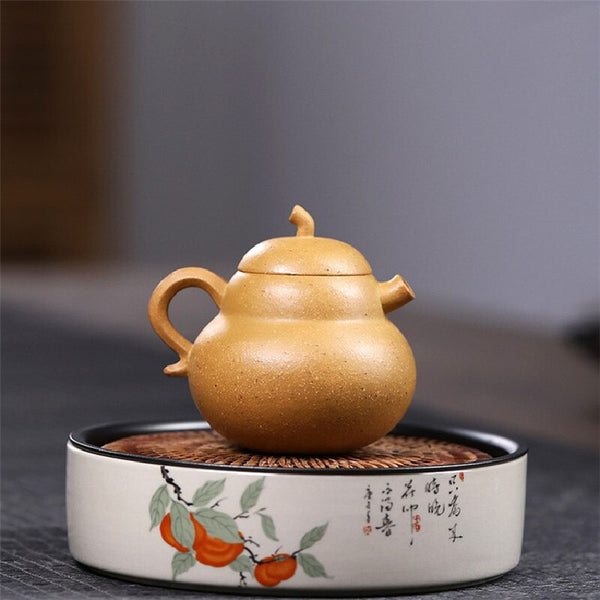 Yellow Yixing Clay Tea Pot-ToShay.org