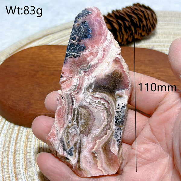 Pink Rhodochrosite Slice-ToShay.org