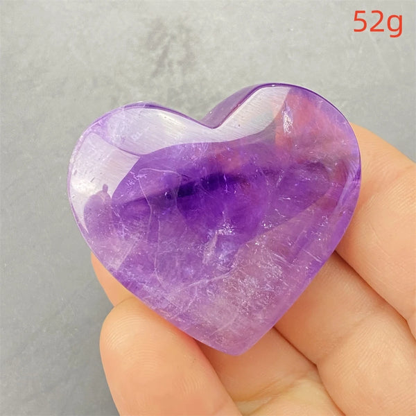 Purple Amethyst Hearts-ToShay.org