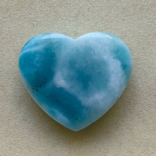 Blue Larimar Heart-ToShay.org