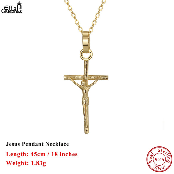 Gold Cross Pendant Necklace-ToShay.org