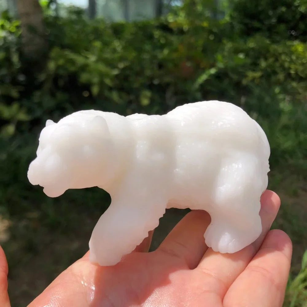 White Jade Polar Bear-ToShay.org
