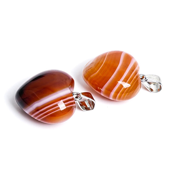Red Banded Agate Heart-ToShay.org