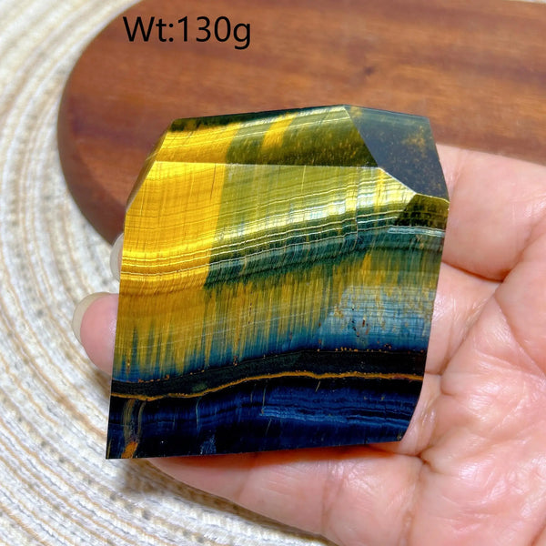 Blue Yellow Tiger Eye Stone-ToShay.org