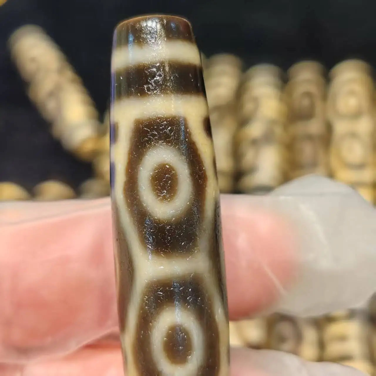 Tibetan Agate Eyes Dzi-ToShay.org