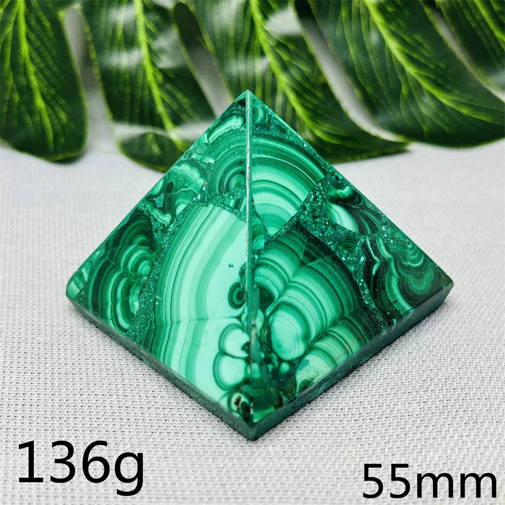 Green Malachite Pyramid-ToShay.org